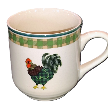 "Rise and Shine" Farmhouse Rooster Mug